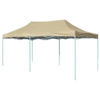 vidaXL Foldable Tent Pop-Up 9.8'x19.7' Cream White