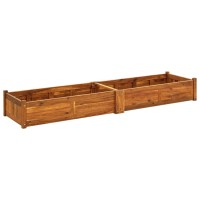 vidaXL Garden Raised Bed Acacia Wood 78.7