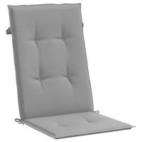 vidaXL Garden Highback Chair Cushions 4 pcs Gray 47.2