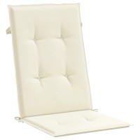 vidaXL Garden Highback Chair Cushions 4 pcs Cream 47.2