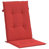 Vidaxl Garden Chair Cushions 2 Pcs Red 47.2X19.7X1.2