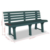 vidaXL Patio Bench 57.3