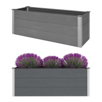 vidaXL Garden Raised Bed WPC 59.1