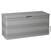 Vidaxl Patio Storage Box Gray 46.1X17.7X22