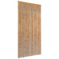 vidaXL Insect Door Curtain Bamboo 35.4