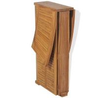 Vidaxl Folding Bar Table 61X20.9X41.3 Solid Teak Wood