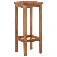 Vidaxl Bar Chairs 2 Pcs Solid Acacia Wood