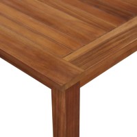 Vidaxl Patio Table 78.7X39.4X29.1 Solid Acacia Wood
