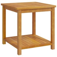 Vidaxl Side Table Solid Acacia Wood 17.7X17.7X17.7