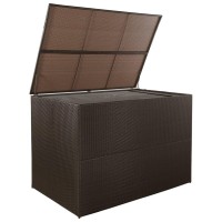 vidaXL Patio Storage Box Brown 59