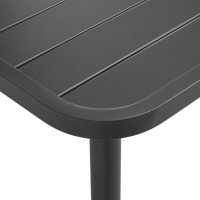 Vidaxl Patio Table Dark Gray 31.5X31.5X28.3 Steel