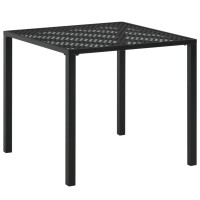 vidaXL Patio Table Black 31.5