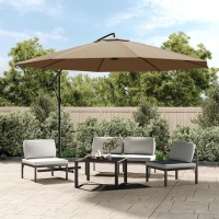 vidaXL Cantilever Umbrella with Aluminum Pole 137.8