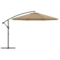 vidaXL Cantilever Umbrella with Aluminum Pole 137.8