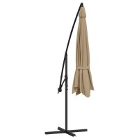 vidaXL Cantilever Umbrella with Aluminum Pole 137.8