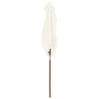 vidaXL Outdoor Parasol with Wooden Pole 59.1