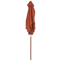 vidaXL Outdoor Parasol with Wooden Pole 59.1