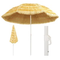 vidaXL Beach Umbrella Natural 118.1