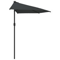 vidaXL Balcony Parasol with Aluminum Pole Anthracite 106.3