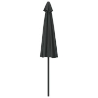 vidaXL Balcony Parasol with Aluminum Pole Anthracite 106.3