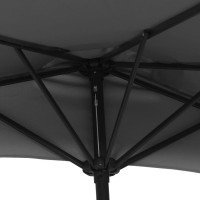 vidaXL Balcony Parasol with Aluminum Pole Anthracite 106.3