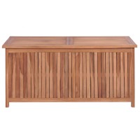 Vidaxl Patio Storage Box 47.2X19.7X22.8 Solid Teak Wood