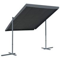 vidaXL Gazebo with Tiltable Retractable Roof 137.8