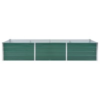 vidaXL Garden Raised Bed Galvanized Steel 94.5