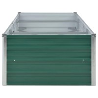 vidaXL Garden Raised Bed Galvanized Steel 94.5