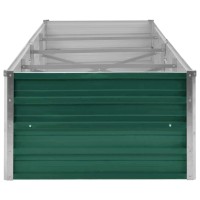 vidaXL Garden Raised Bed Galvanized Steel 126