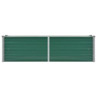 vidaXL Garden Raised Bed Galvanized Steel 63