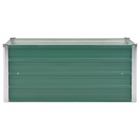 vidaXL Garden Raised Bed Galvanized Steel 39.4