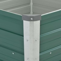 vidaXL Garden Raised Bed Galvanized Steel 50.8