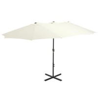 vidaXL Outdoor Parasol with Aluminum Pole 181.1