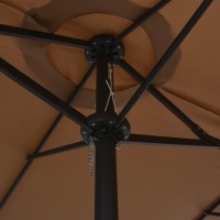 vidaXL Outdoor Parasol with Aluminum Pole 181.1