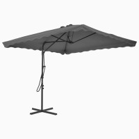 vidaXL Outdoor Parasol with Steel Pole 98.4