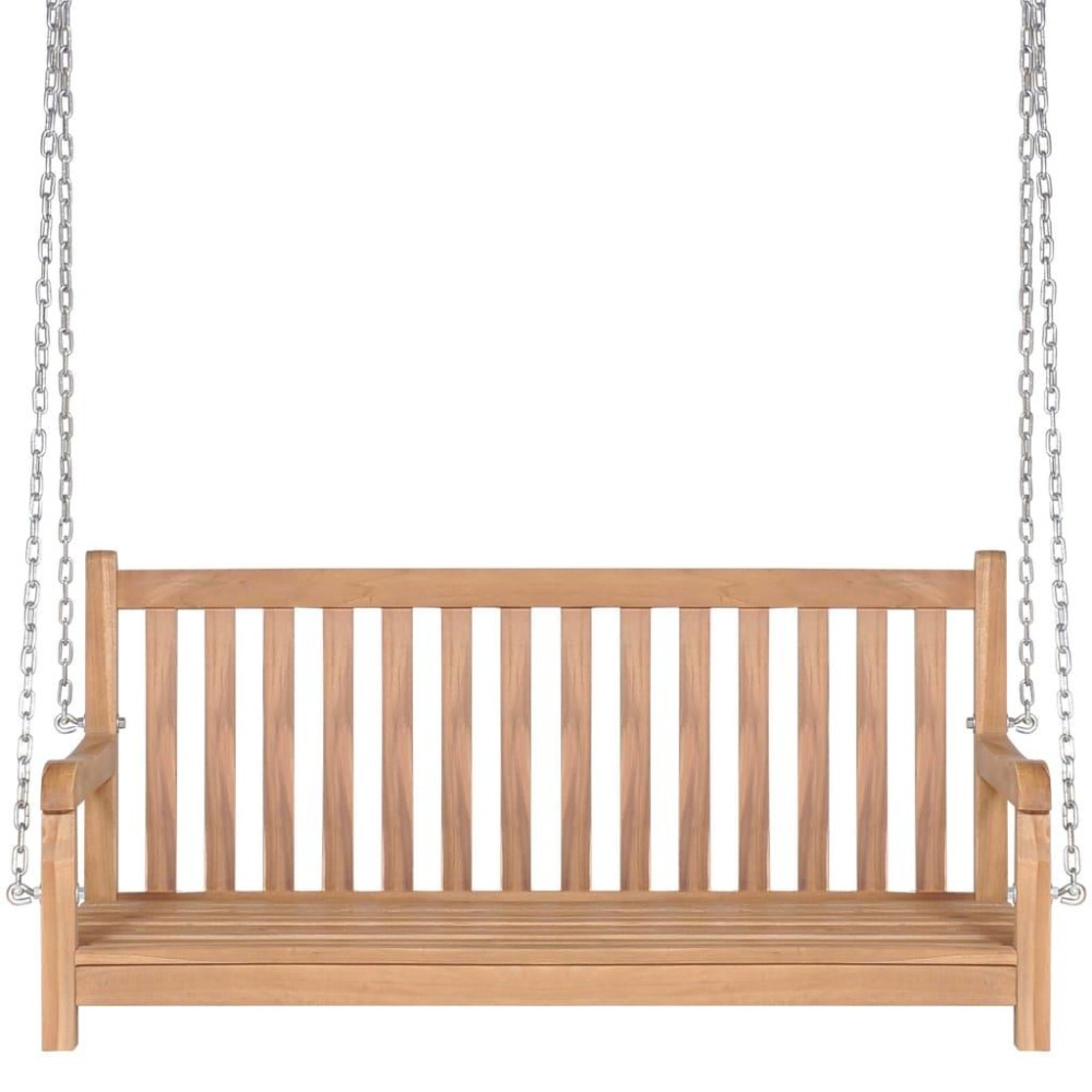 Vidaxl Swing Bench Solid Teak 47.2X23.6X22.6 Brown