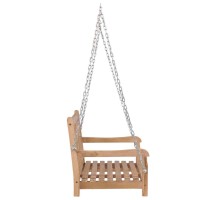 Vidaxl Swing Bench Solid Teak 47.2X23.6X22.6 Brown