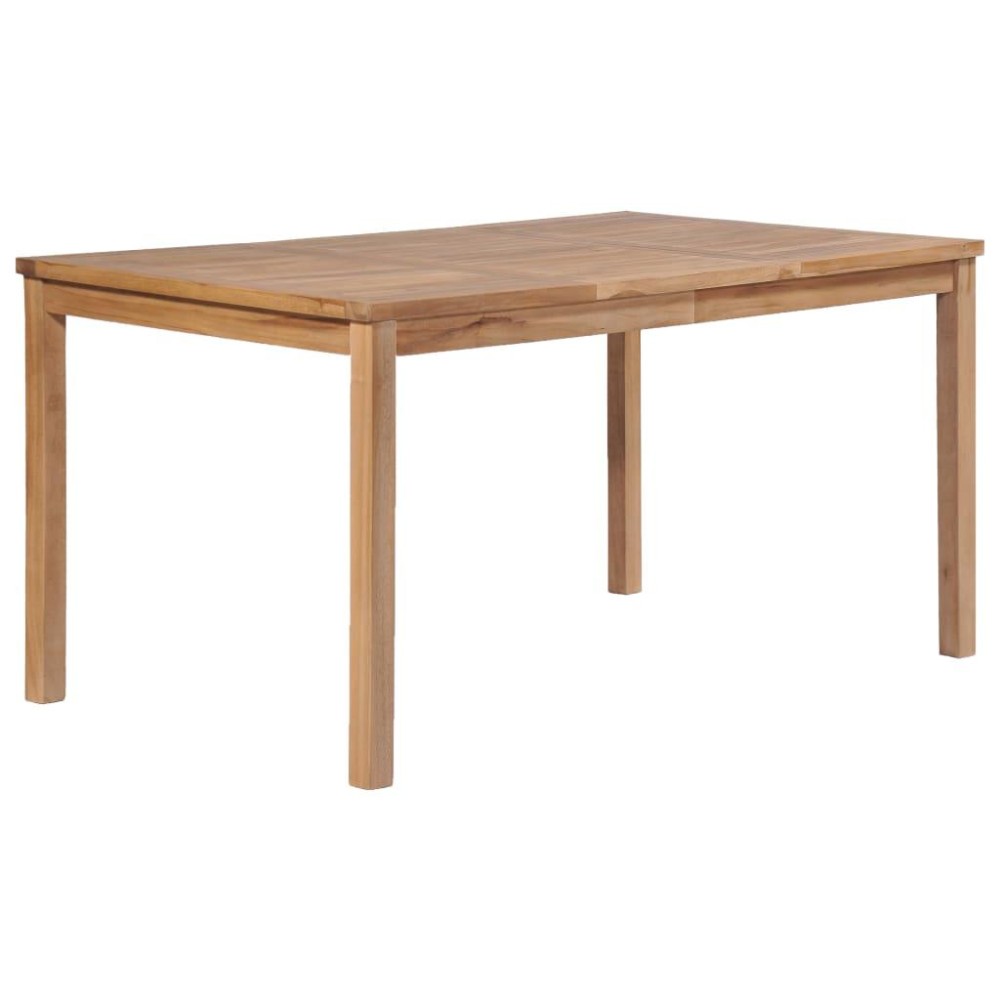 Vidaxl Patio Table 59.1X35.4X30.3 Solid Teak Wood