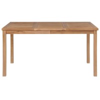 Vidaxl Patio Table 59.1X35.4X30.3 Solid Teak Wood
