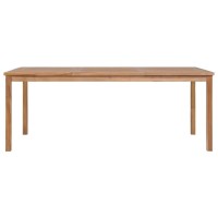 Vidaxl Patio Table 78.7X39.4X30.3 Solid Teak Wood