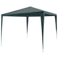 vidaXL Party Tent PE Green 9.8'x9.8'