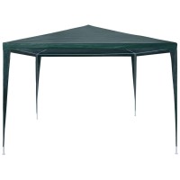 vidaXL Party Tent PE Green 9.8'x9.8'