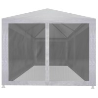 vidaXL Party Tent with 6 Mesh Sidewalls 19.7' x 9.8'