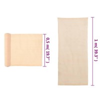 vidaXL Privacy Net HDPE 3.3'x32.8' Beige