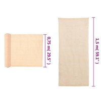 vidaXL Privacy Net HDPE 4.9'x32.8' Beige