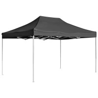 vidaXL Professional Folding Party Tent Aluminum 14.8'x9.8' Anthracite