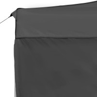 vidaXL Professional Folding Party Tent with Walls Aluminum 14.8'x9.8' Anthracite