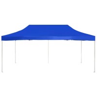 vidaXL Professional Folding Party Tent Aluminum 19.7'x9.8' Blue