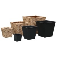 vidaXL Raised Beds 3 pcs Water Hyacinth